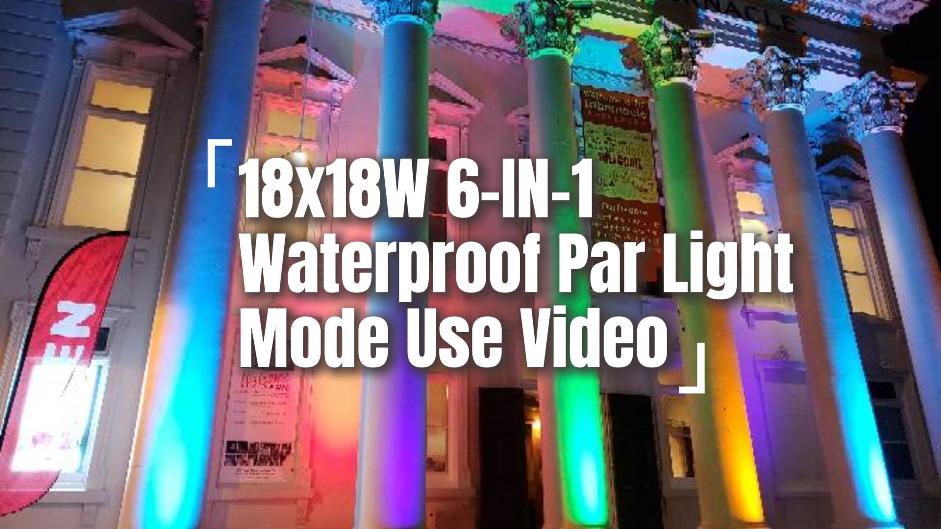 Amazon.com: DJXFLI Outdoor Waterproof LED Par Lights 18x18W RGBWA