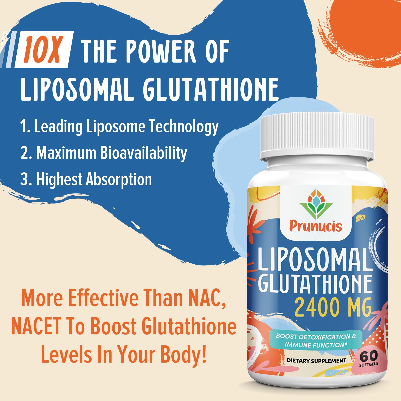 glutathione supplement absorption effectiveness Liposomal Glutathione, Pure Reduced L-Glutathione, 120 Softgels Variants:2 Box (10% OFF)