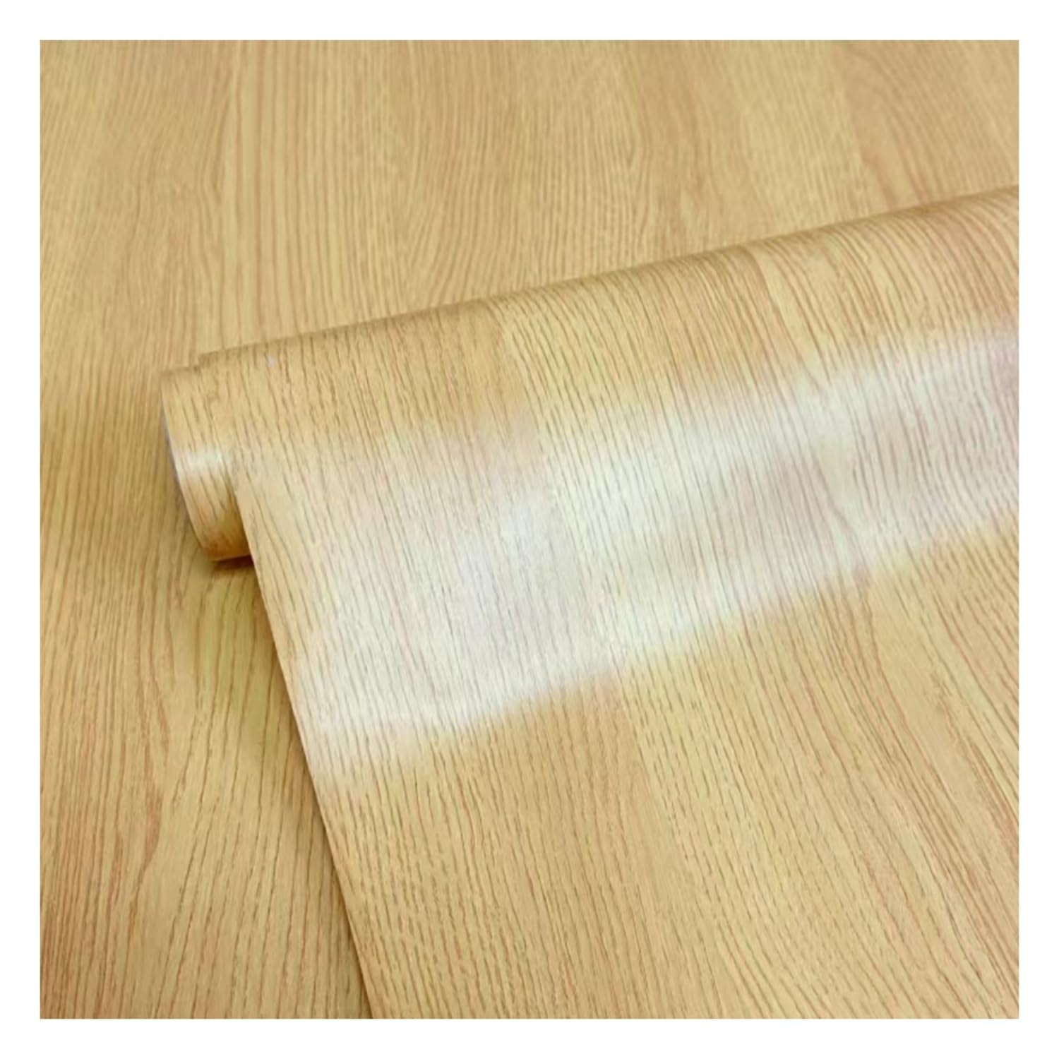 Lxlambentive Wood Self Adhesive Wallpaper Vinyl Wrap Furniture Stickers, Waterproof PVC Peel & Stick, 40/60/80/120cm X 3/5m, for Doors & Cupboards(E,0.4 * 5m)