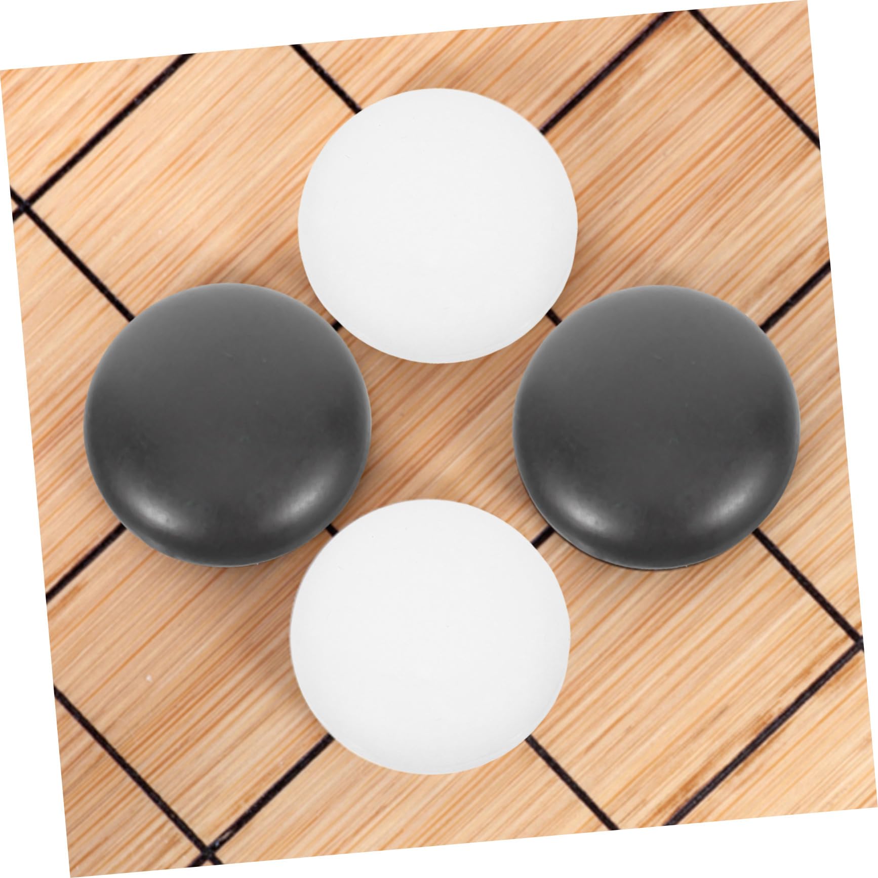 Hemobllo Pezzi Go da Gioco 360 Pezzi Resistenti in Resina, Piccole Pietre per Scacchi Artigianali, Accessori per Giochi da Tavolo per Casa e Scuola