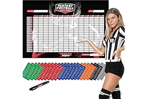 Fantasy Football Draft Board for The 2023-2024 Season 10-Team Kit