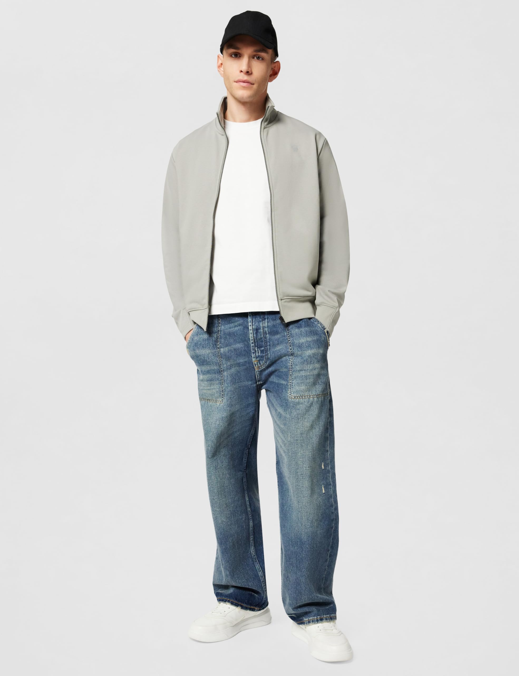 G-Star Herren Nifous Zip Thru Sweater