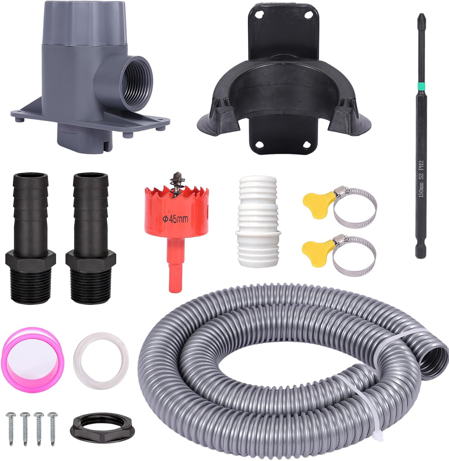 Colector de Agua de Lluvia Kit Completo para Jardín Veebmys