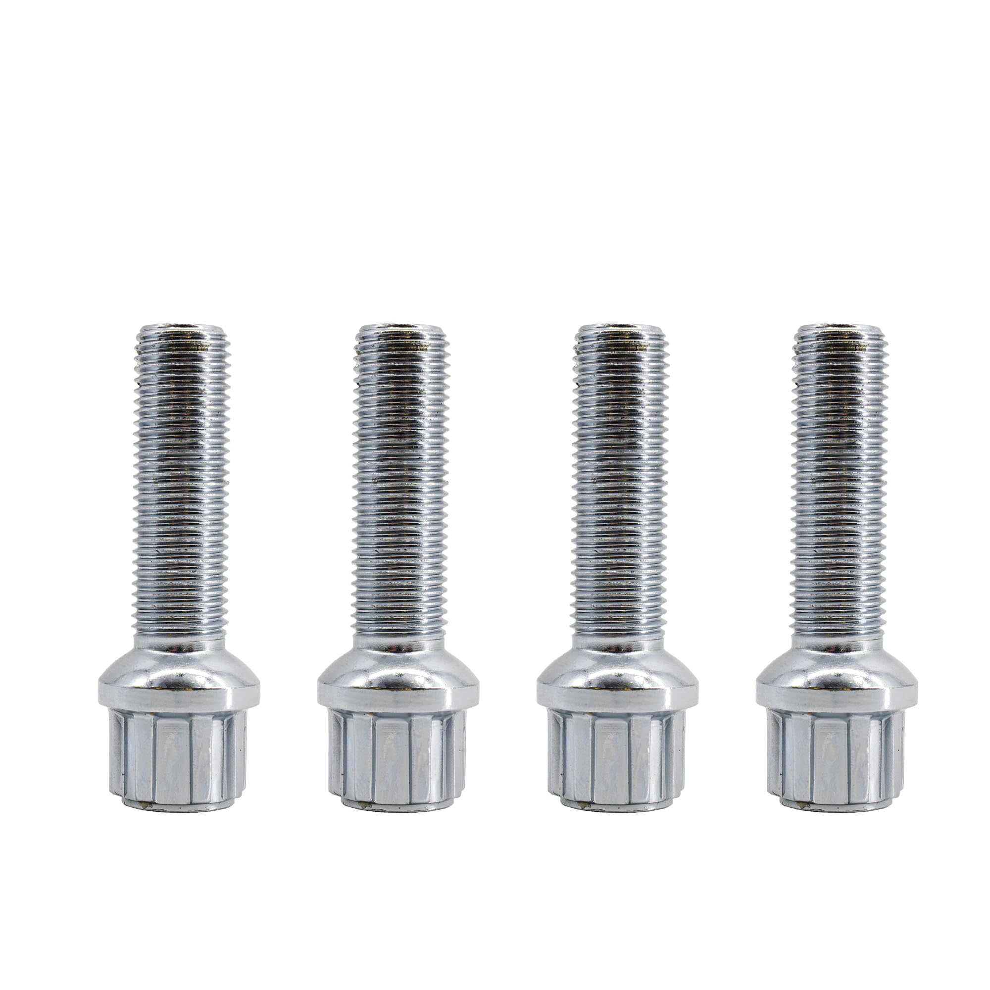 Simoni Racing BRA/77 Kit 4 Bulloni Antifurto - Bulloni antifurto per Ruote Chiave 17-19 M14x1.5 Lunghezza 45 mm