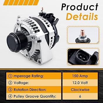 Amazon.com: 23487089 84143543 Alternator Compatible with