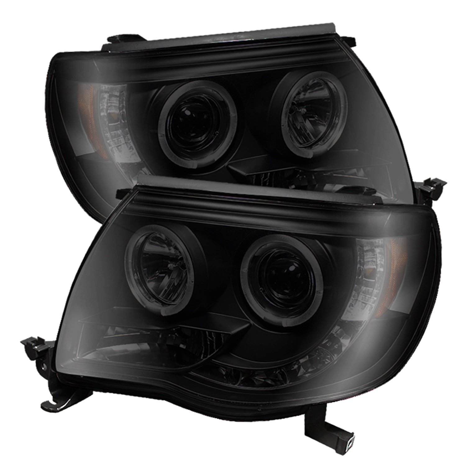 Spyder Auto PRO-YD-TT05-HL-BSM Toyota Tacoma LED Halo Projector Headlight