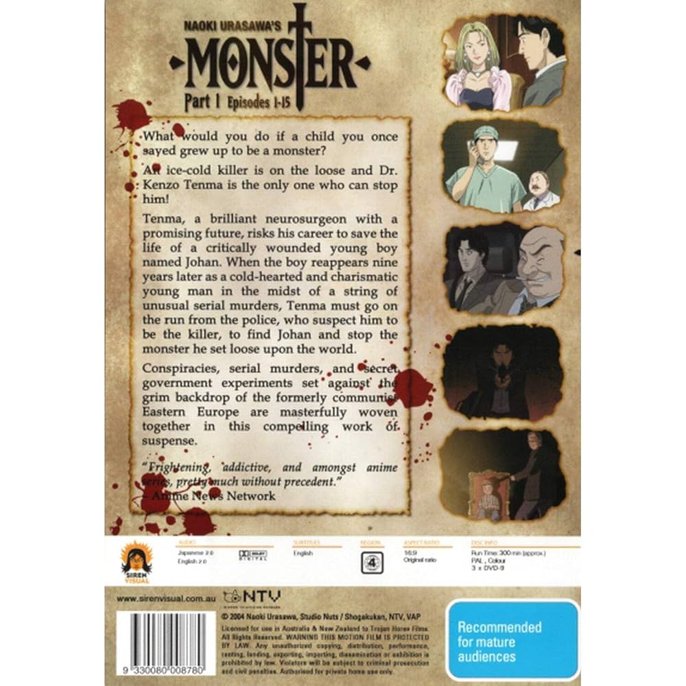 Naoki Urasawa's Monster: Part 1 (Episodes 1-15) : Masayuki