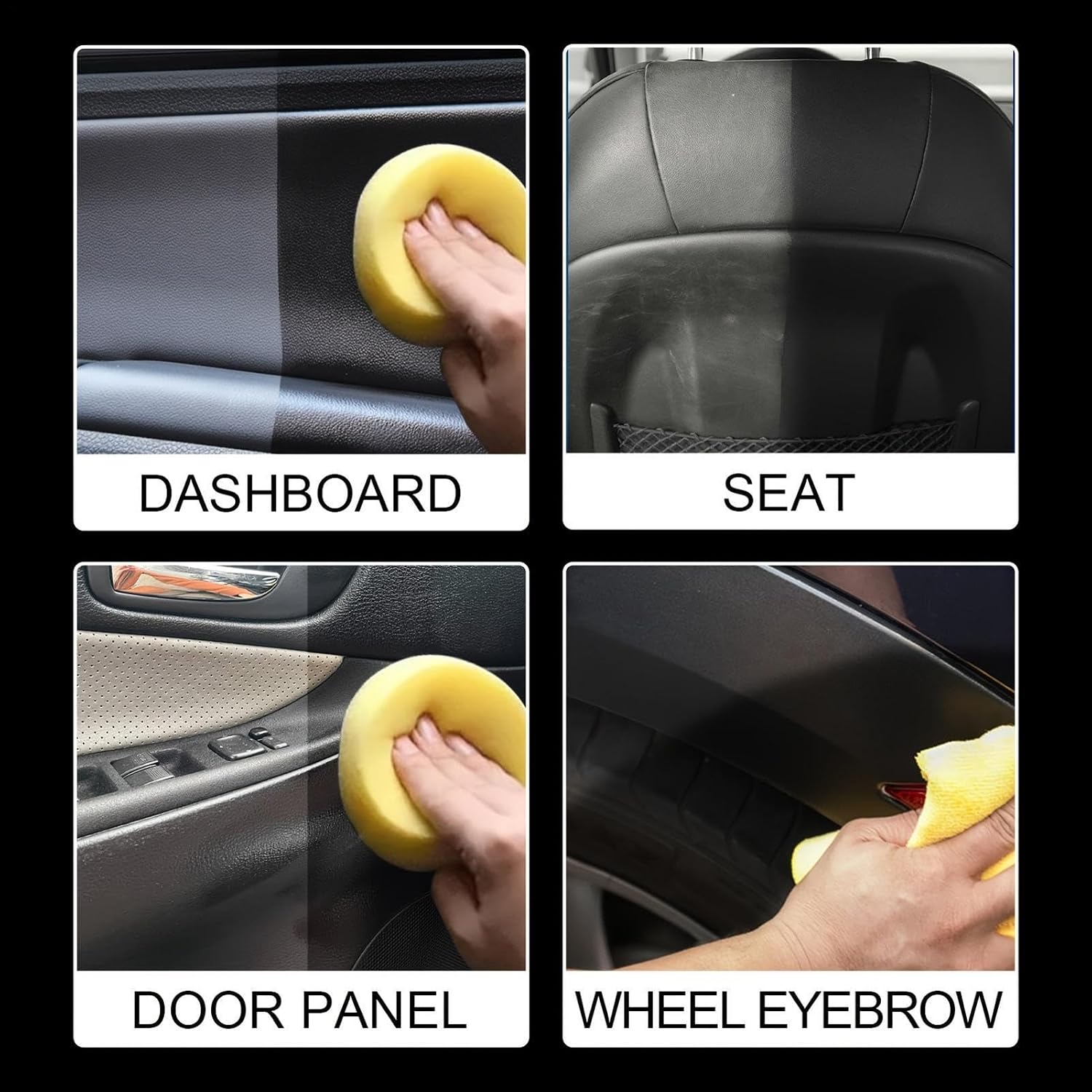 Paste Wax for Automotive - Car Polishing Wax, Renovation Supplies | with Deep Gloss Restoration Formula, Long-Lasting Protective Sealant, Easy Application, Multi- for Auto