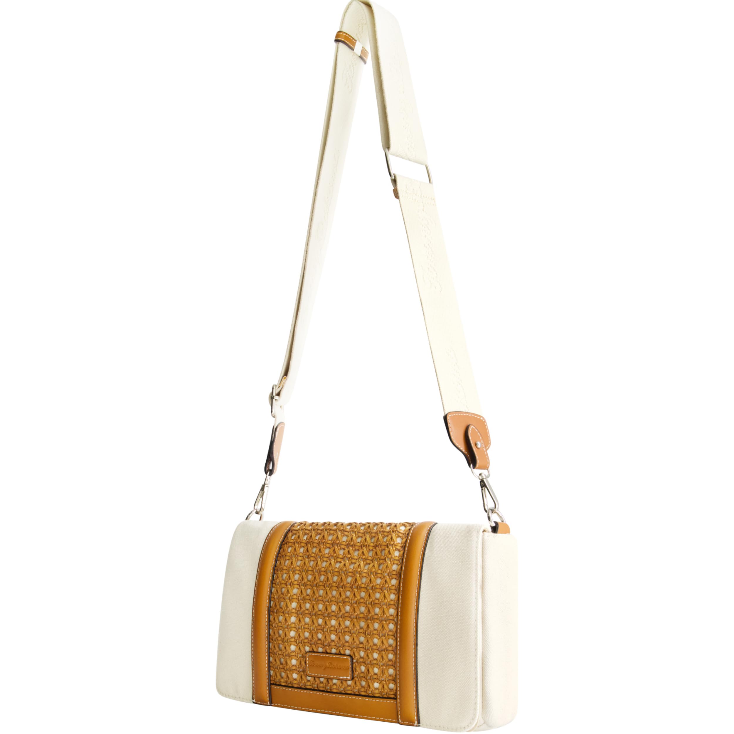 Tommy Bahama Tommy Bahama Flap Crossbody Bag, Women's Mini Handbag With Woven Design And Adjustable Shoulder Strap, Sac à bandoulière