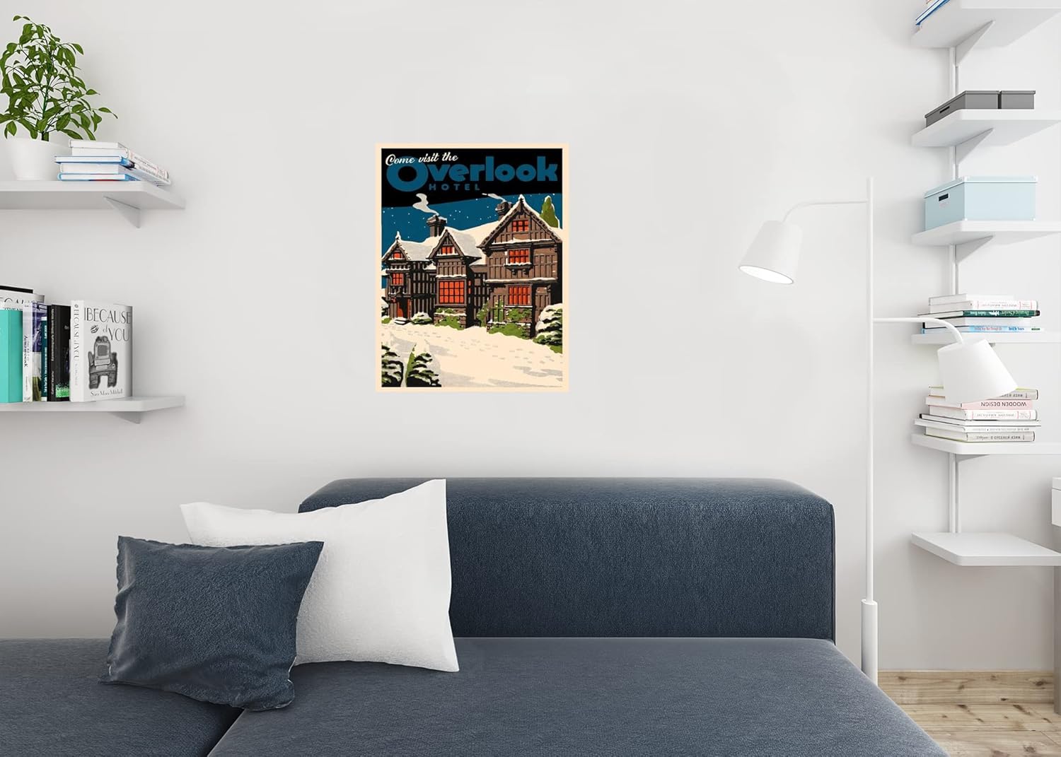 The Overlook Hotel Poster Come Visit Vintage Horror Movie Posters Cool Wall Art Print Poster 24x36