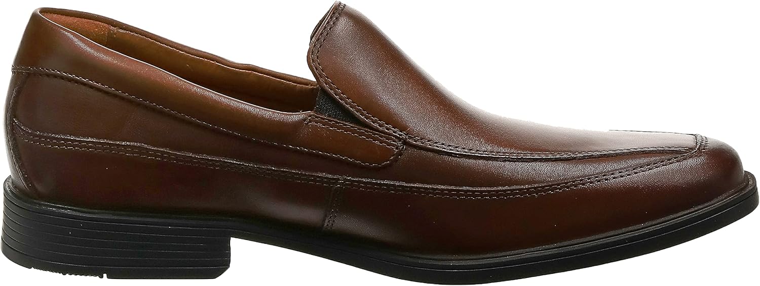 Clarks Men's Loafers 9 Dark Tan
