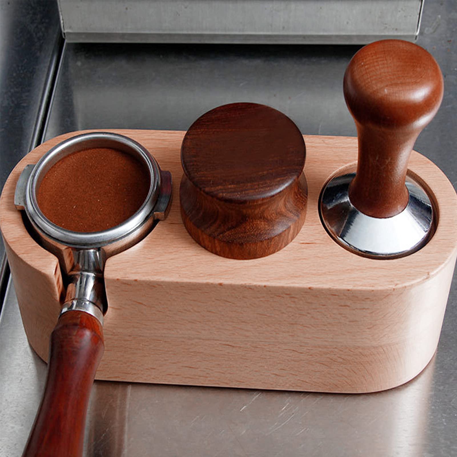 Porta Pressino per Caffè con Design a 3 Fori