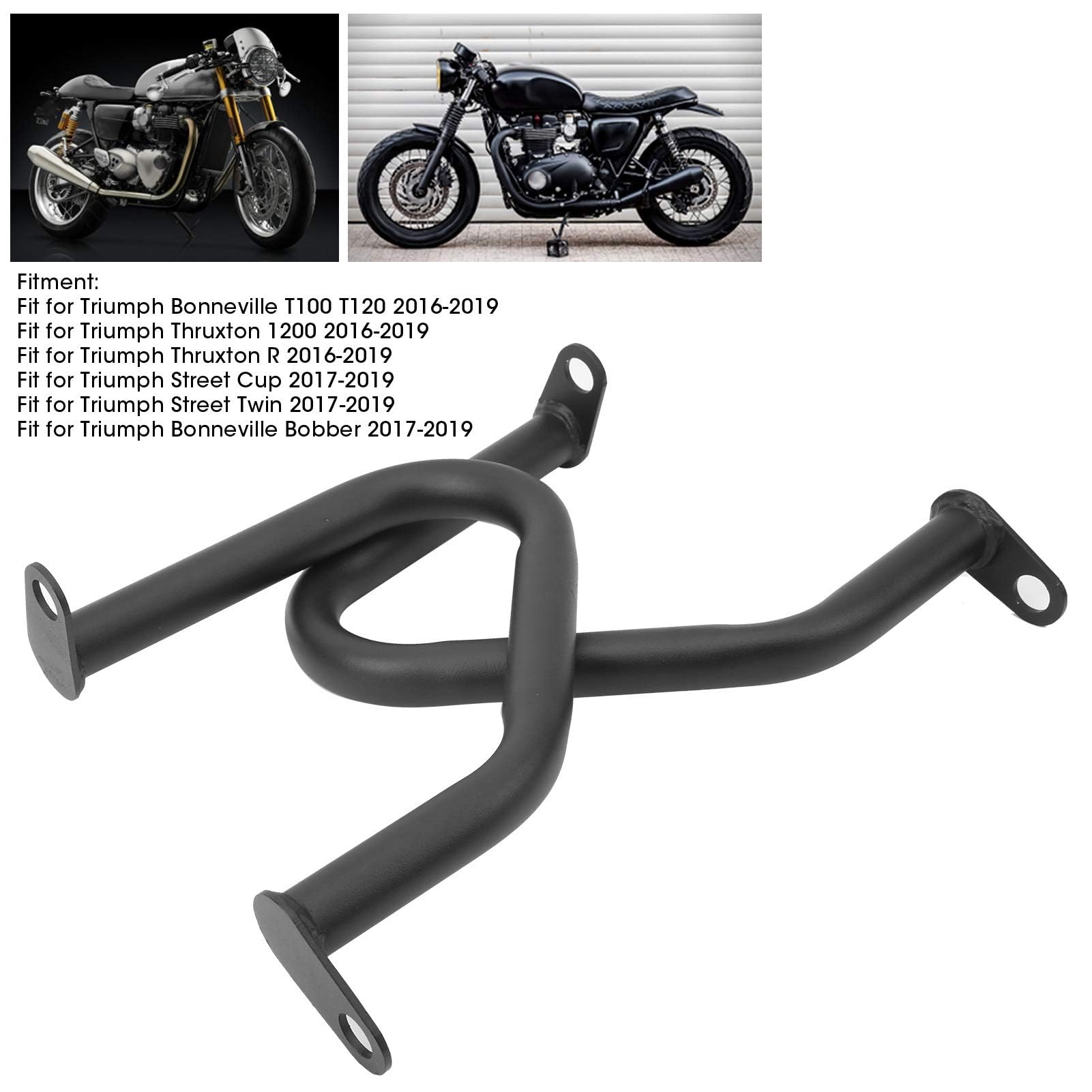 Defensa de Motor para Yamaha YBR 125 2005-2022 Barra Parachoques Protector Anticaída Cuadro Motocicleta Tubo Protección