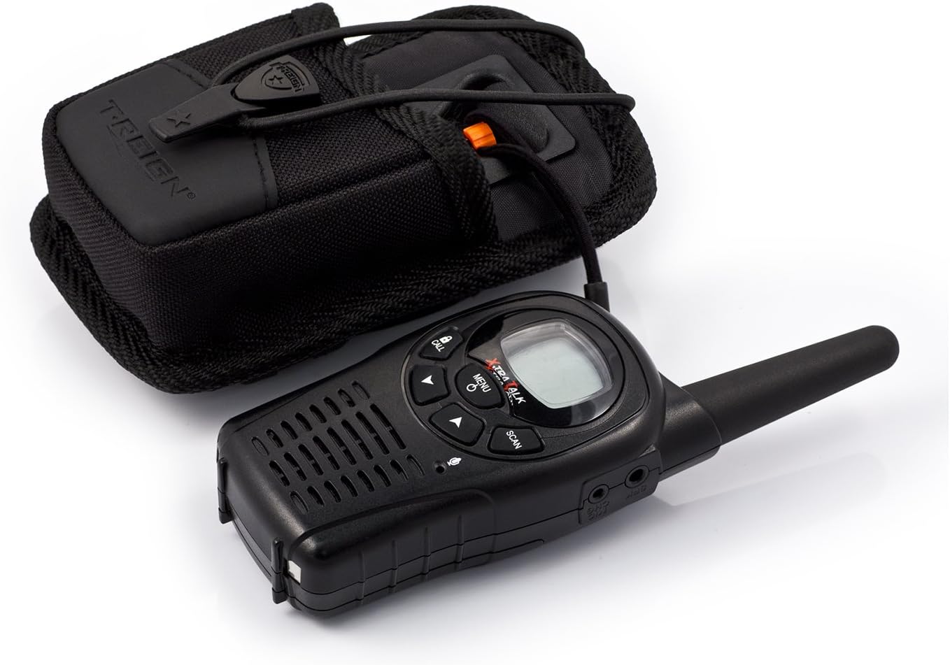 T-REIGN ProHolster Two-Way Radio Holster Case, 36 inch Kevlar Retractable Tether, Black : Electronics