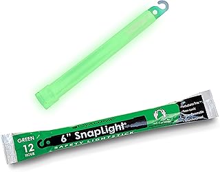 Cyalume Glow Sticks Military Grade Lightstick - Premium Green 6” SnapLight Emergency Chemical Light Stick with 12 Hour Duration (Bulk Pack of 30 Chem Lights)