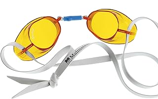 Malmsten Swedish Unisex Standard Swimming Goggles, unisex_adult, 9922, Arancioni, Senior