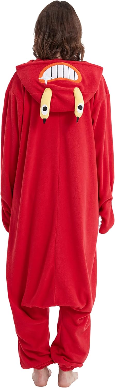 DarkCom Fiddler Crab Onesie Halloween Costume One Piece Unisex Adult Pajamas Women Men Sleepwear Christmas Pajamas - Image 6