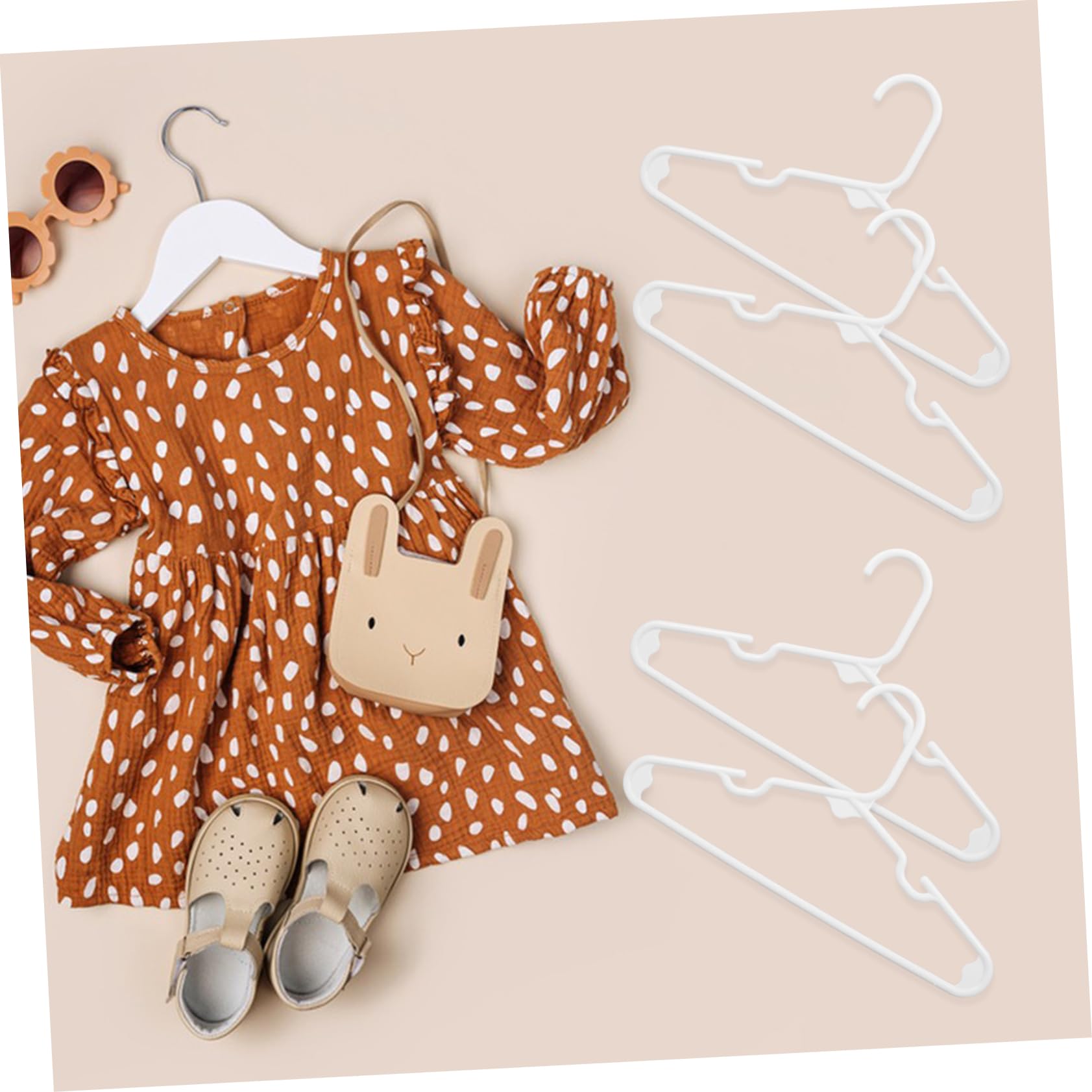 PartyKindom 40 Uds Percha para Niños Perchas para Niños Perchas para Ropa Armario para para Pequeñas para para Armario para