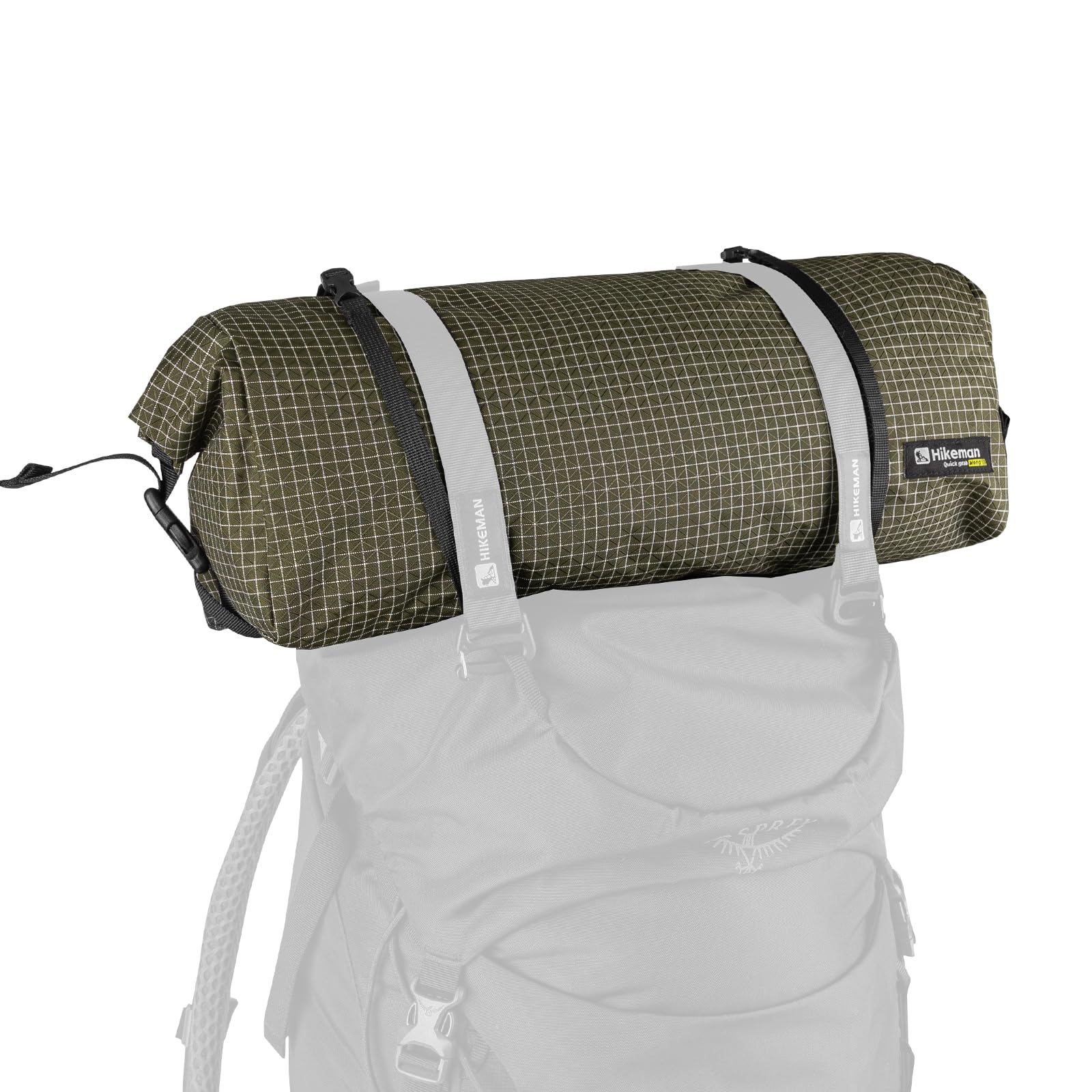 HIKEMAN Backpack Attachment Bag - Tactical Increment Molle Pouch,Large Capacity Backpack Extension Bag,Utility Pouches Sling Bag for Outdoor Travel Climbing Fishing Hiking Trekking Tools(Army Green)