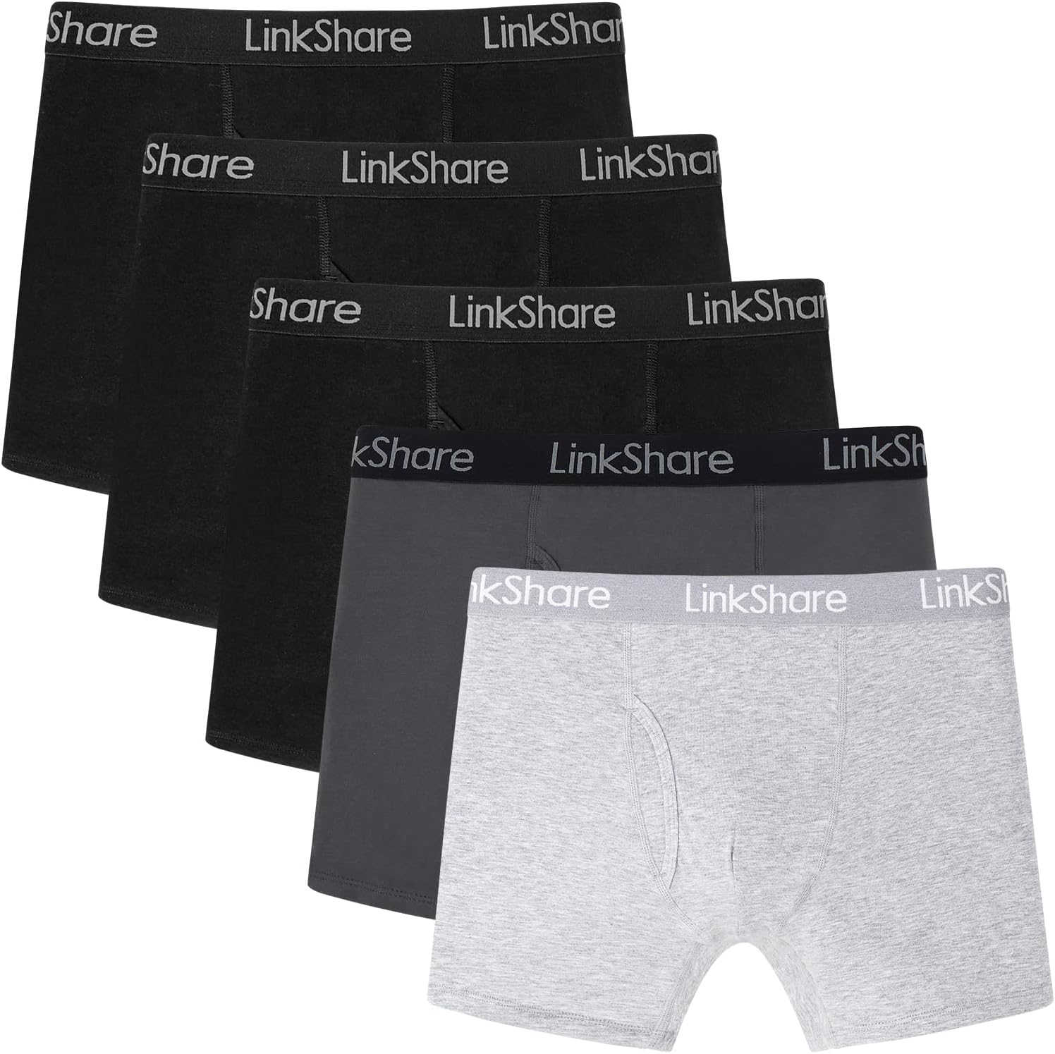 Ocean Blues Soft Breathable Men's Boxer Briefs 5 Pack Men's Underwear Comfortable Choice for Daily Wear - Image 2