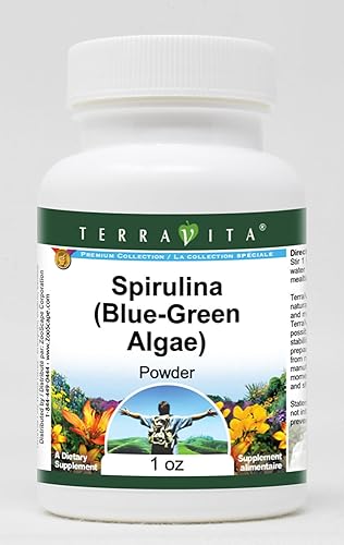 Spirulina (Algas Azul-Verde) Polvo (1 oz, ZIN 511509)