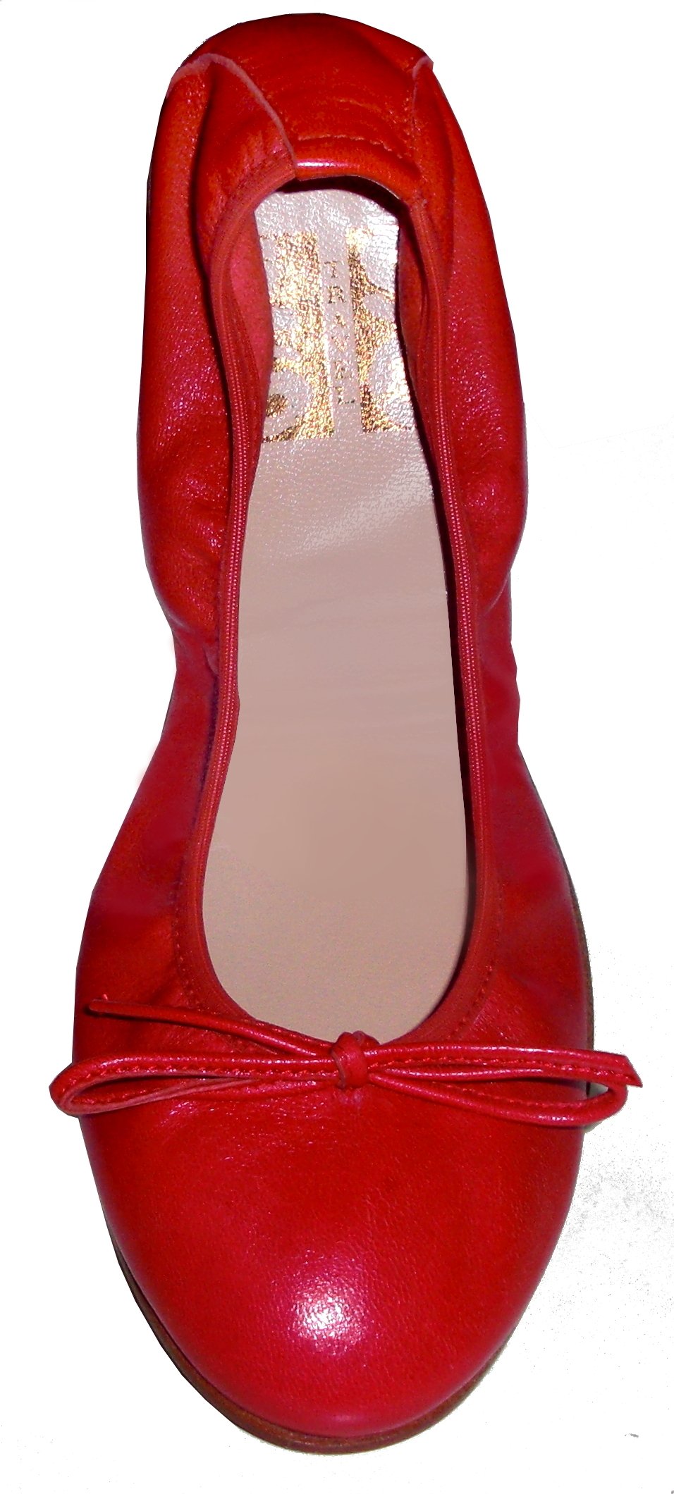 1960Travel 21551, Ballerine Donna, Rosso, 38 EU [Lingua Inglese]