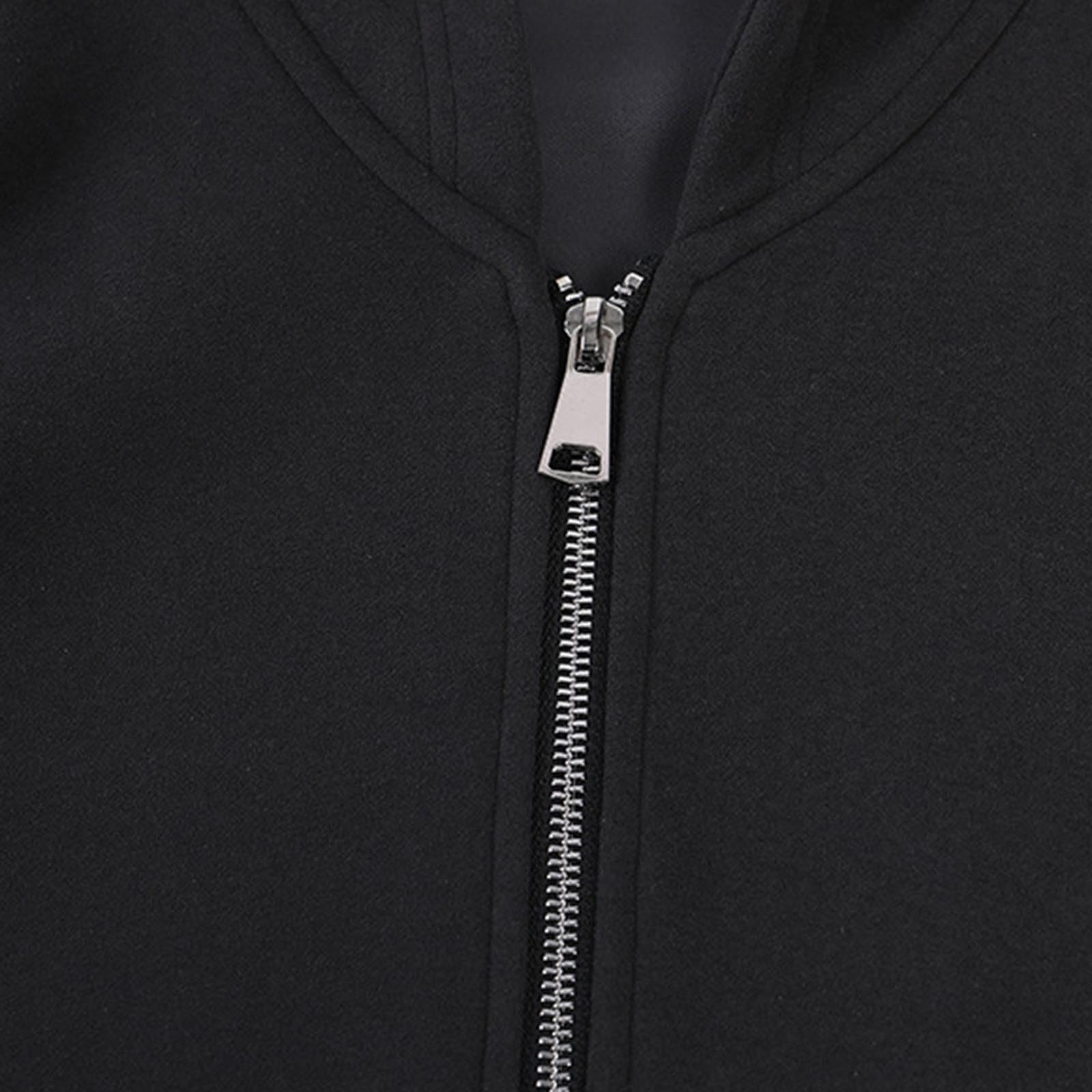 Generico Felpa Uomo con Cappuccio,Felpa con Cappuccio in Pelle Scamosciata con Cerniera da Uomo Tasche Calda Adatta alla Pelle Spessa E Indossabile