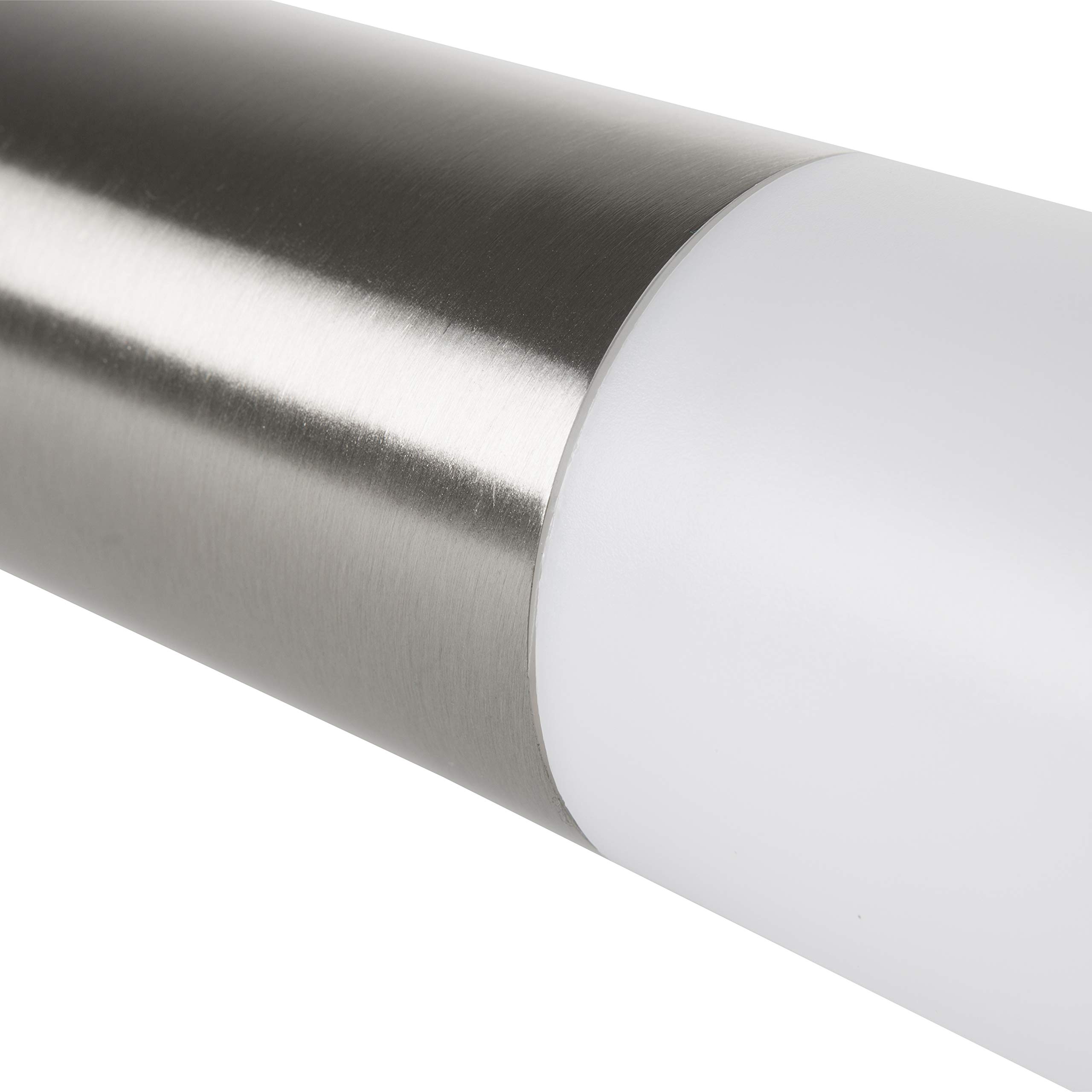 Smartwares – Außenleuchte –Wandfackel – Edelstahl – E27-Sockel – IP44, Silber (Packung mit 3)