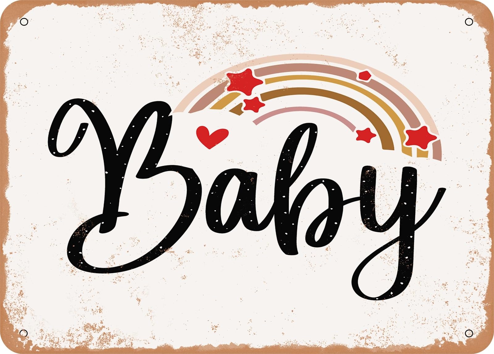 Metal Sign - Baby - 3 - Vintage Look Sign home decor