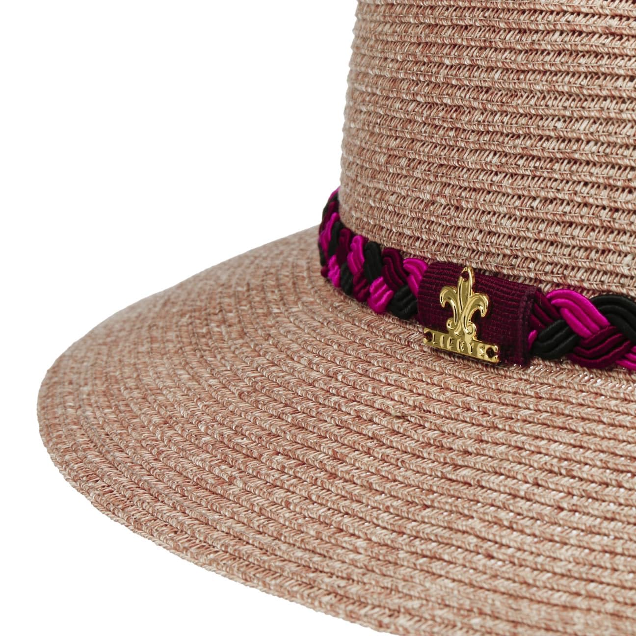 CAPPELLISHOP Mevala Traveller Cappello di Paglia da Sole con Fascia in Tessuto Prodotto in Italia Donna Primavera Estate