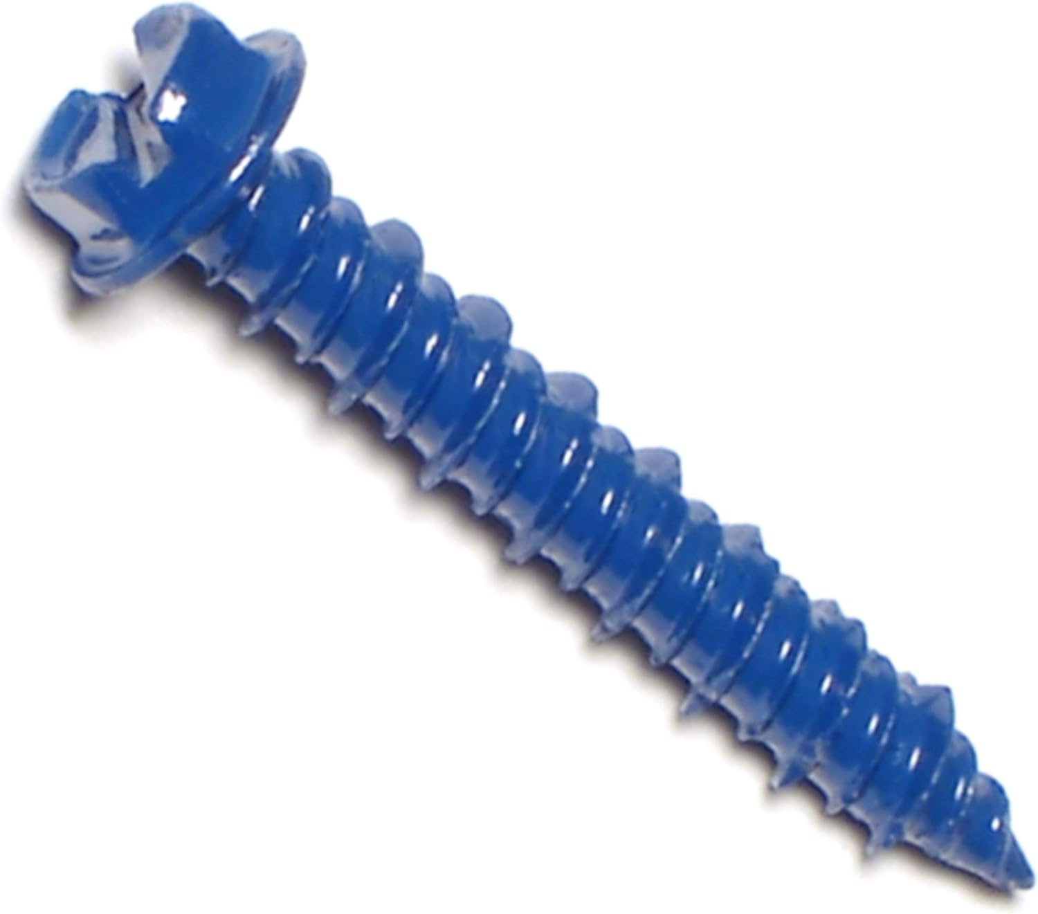 014973161446 Slotted Hex Masonry Screws, 3/16 x 1-1/4, Piece-40