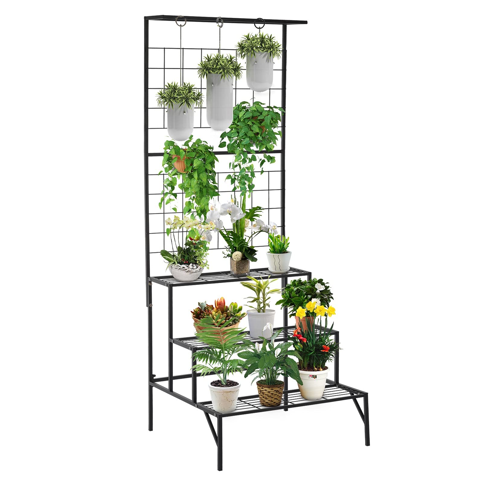 Buy Best Metal 3Tier Hanging Stand er Shelves Flower Pot Organizer