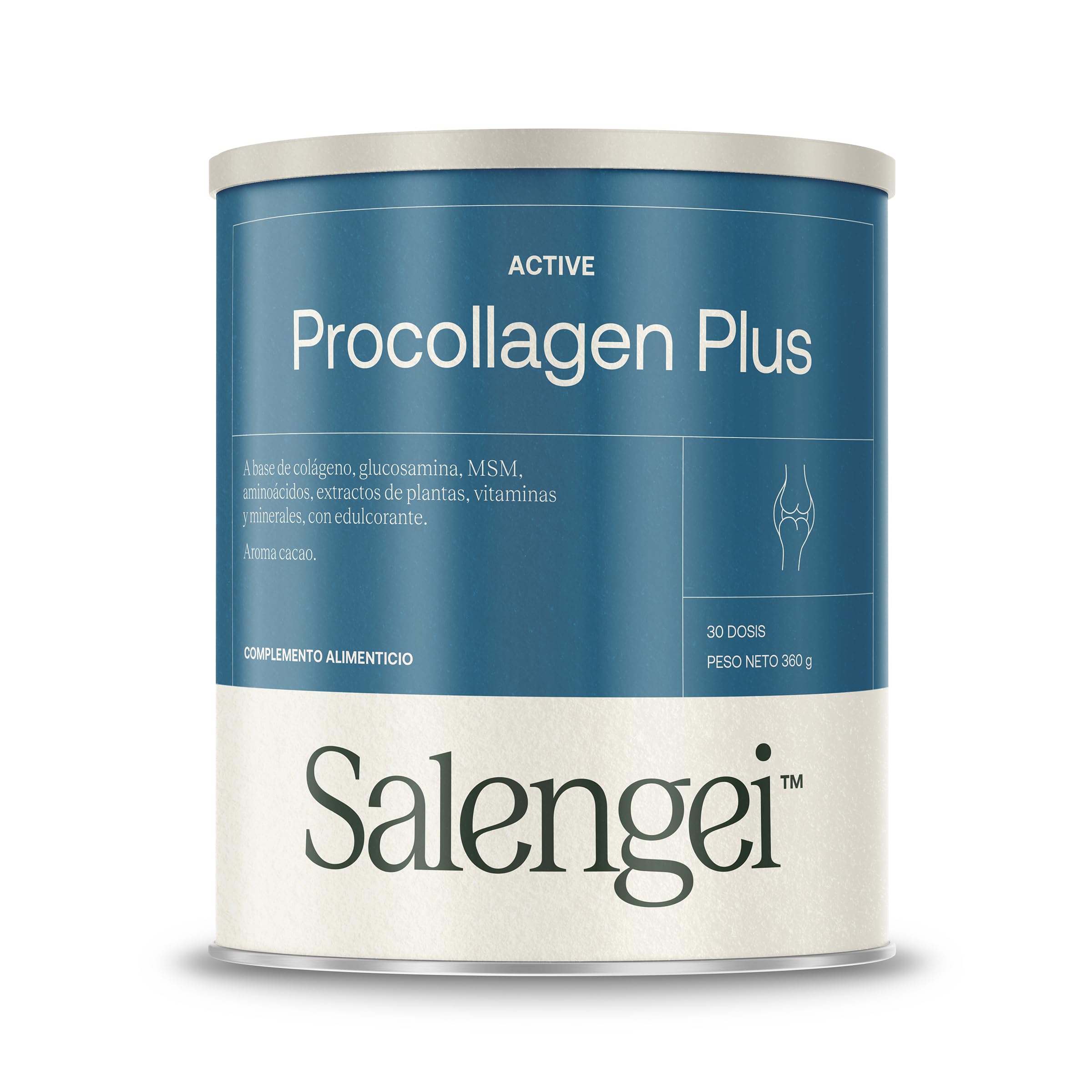 ACTIVE PROCOLLAGEN PLUS - Colágeno, glucosamina, MSM, aminoácidos, extractos de plantas | Formación del colágeno de la piel y de los huesos, funcionamiento normal de cartílagos y tejido conectivo