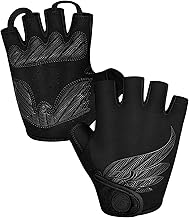 MOREOK Cycling Gloves Bike Gloves for Men/Women-[5MM Gel Pad] Half Finger Bicycle Biking Gloves for Cycling/Weight Lifting/Gym/Motorcycle/Rowing/Outdoor Sports-128