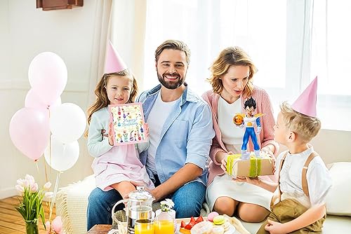 Miniatura 6 de PERWOTEF Vegeta Figura Estatua Figura de Juguete DBZ Figura Super Saiyan Regalos de Cumpleaños PVC 11"