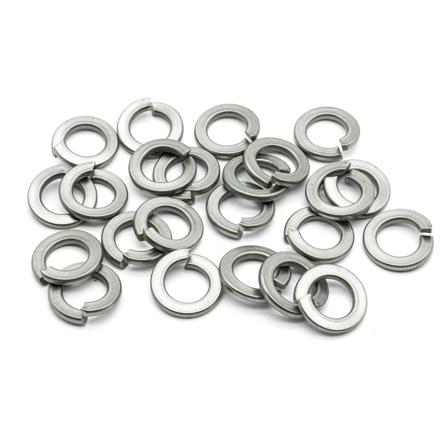 Hippo Hardware M14 (14mm) Spring Washers Rectangular Coil Split Lock Stainless Steel Washers (Pack of 20)
