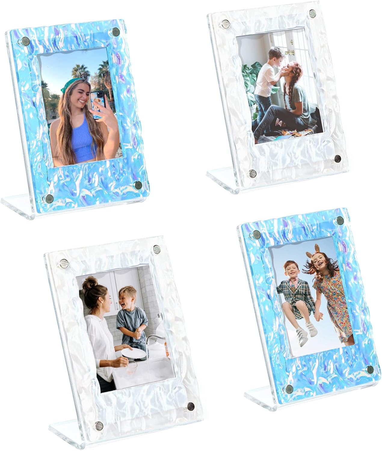 WOGOZAN Mini Acrylic 2x3 Picture Frame Instax