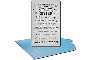 Sister Birthday I Love You Gift: Proud Sister Card