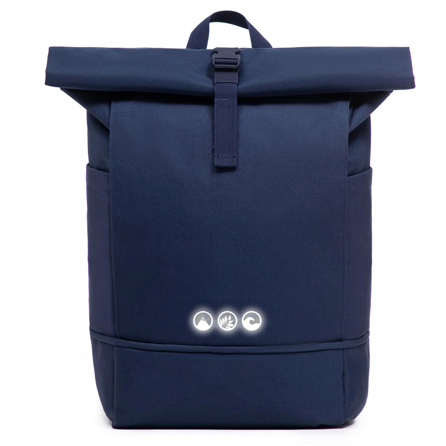 SONS OF ALOHA Roll-Top Rucksack Damen & Herren - NALU Reflektierend groß - Rolltop mit Laptopfach 16