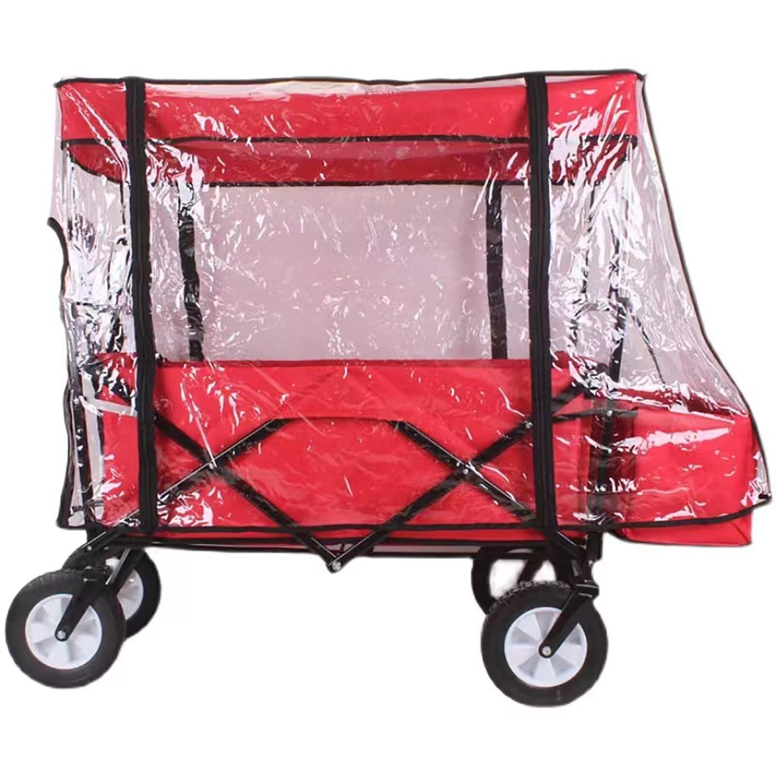 Regenschutz, Baldachin für Schiebe- und Ziehwagen, unverzichtbares Zubehör für Outdoor-Aktivitäten, Einkaufen und Garten, schützt Trolleywagen