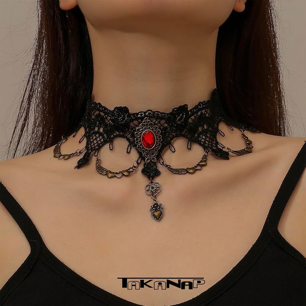 アクセサリー \"thron choker\" archive chainmail punk thron choker
