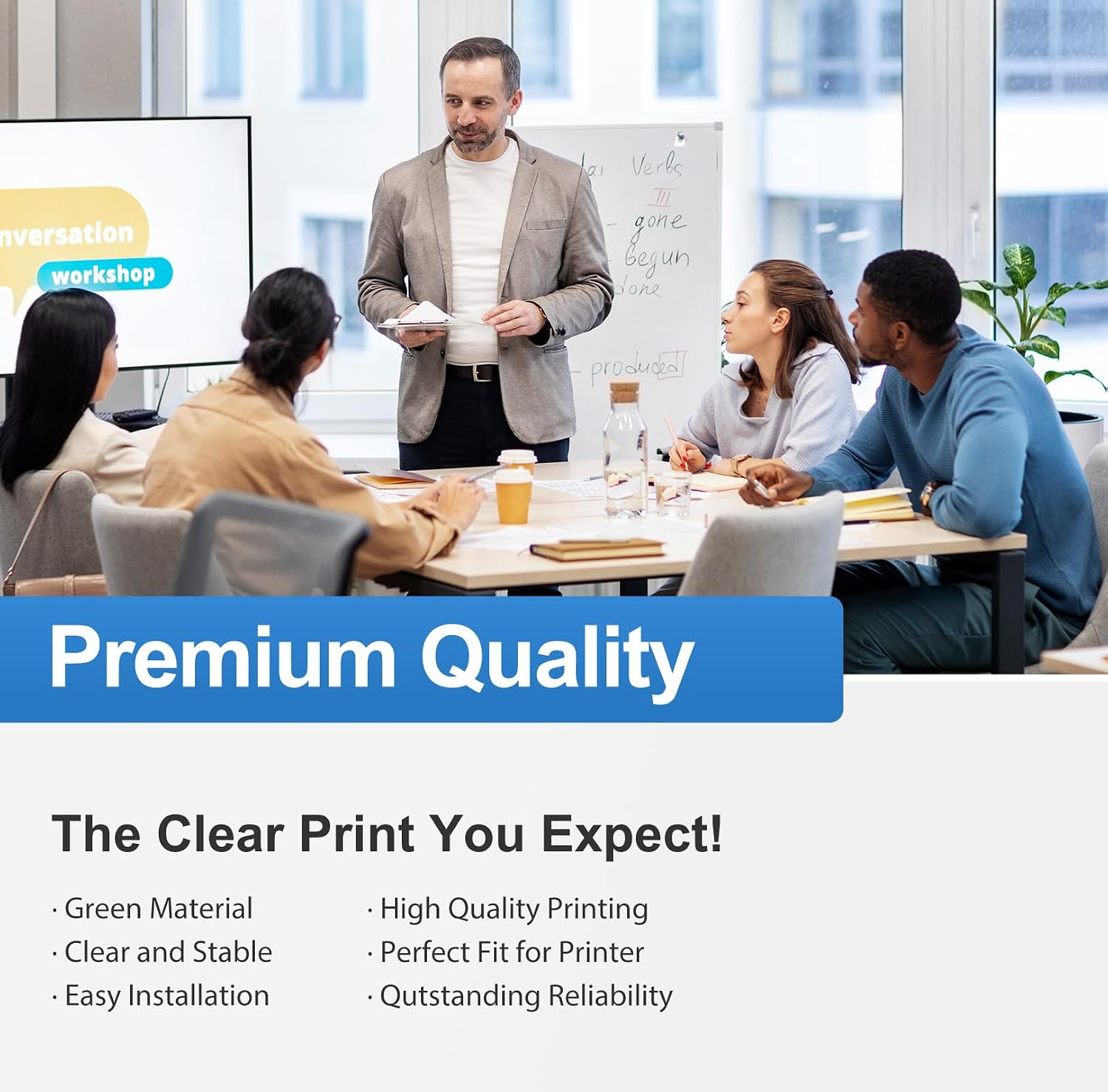 201X Toner Cartridge 4 Pack High Yield M277dw Compatible for HP 201X 201A M252dw CF400X Color LaserJet Pro MFP M277dw M252dw M277c6 M252 M277 CF401X CF402X CF403X Printer Black/Cyan/Yellow/Magenta