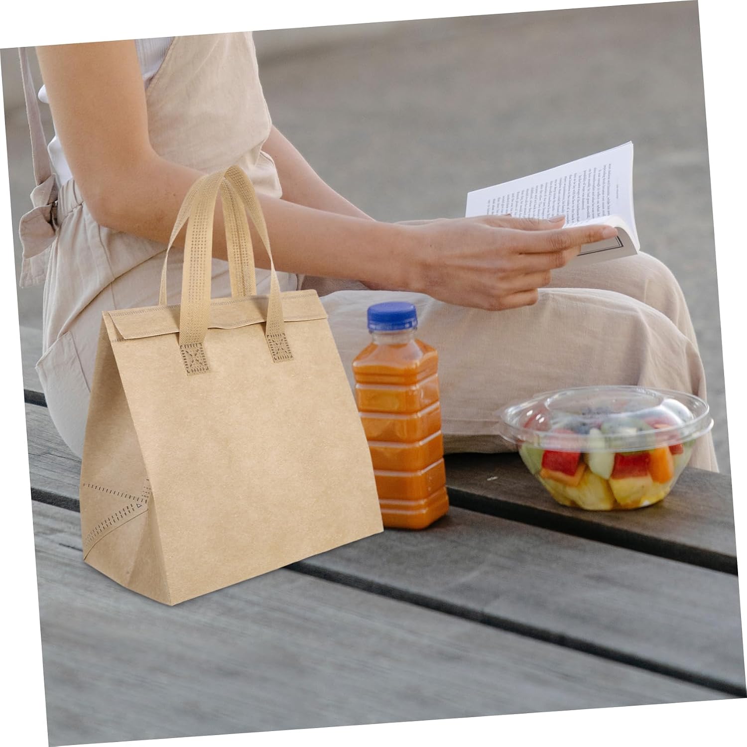 12pcs Insulated Take-out Bag for Hot and Cold Food Reusable Aluminum Foil Lunch Bag for Meals Milk Tea and Coffee Nonwoven Cooler for Groceries and Takeout
