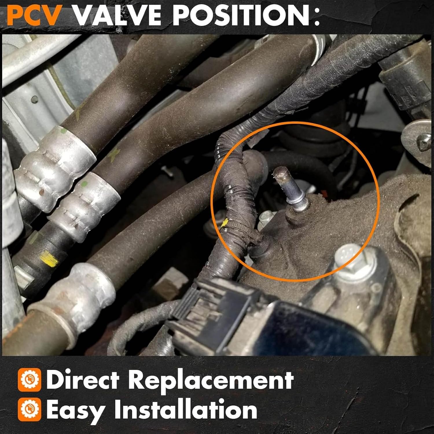 PCV Valve Hose Adapter 12583384 Compatible for Saturn Vue 2008-2010 Car Accessories