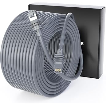 For Starlink Gen 3 Cable 150 Feet / 46 m Waterproof for Starlink Cable Extension for Star-link Standard Actuated Gen3 / Satellite V3 Replacement Star Link Ethernet Cable Generation 3