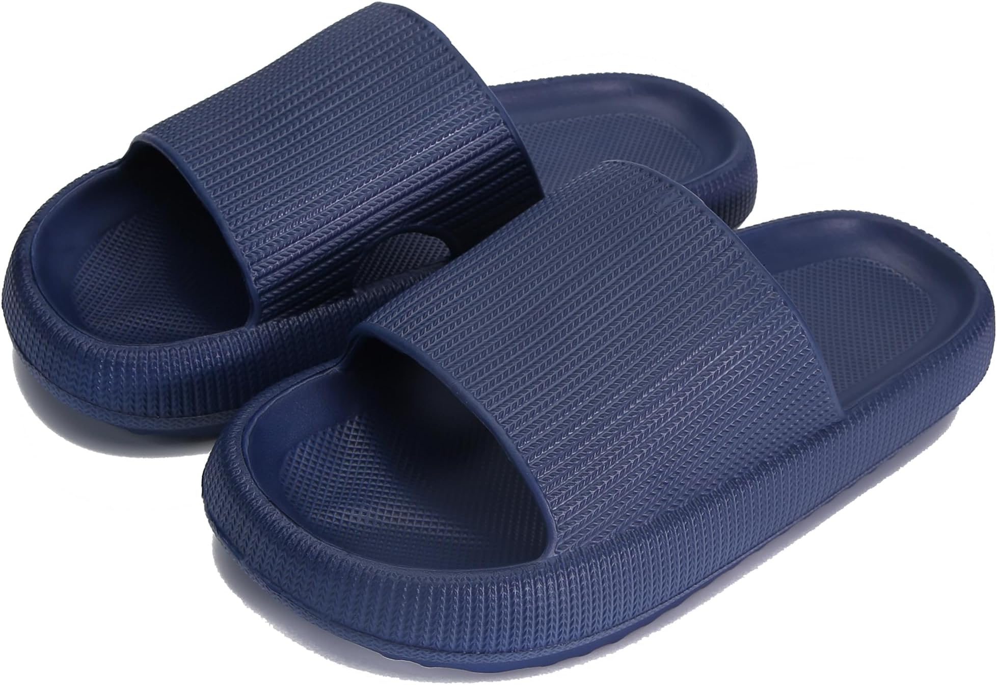 rosyclo Cloud Slippers for Women and Men, Pillow House Slippers Shower Shoes Indoor Slides Bathroom Sandals, Ultimate Comfort, Lightweight, Thick Sole, Non-Slip, Easy to Clean