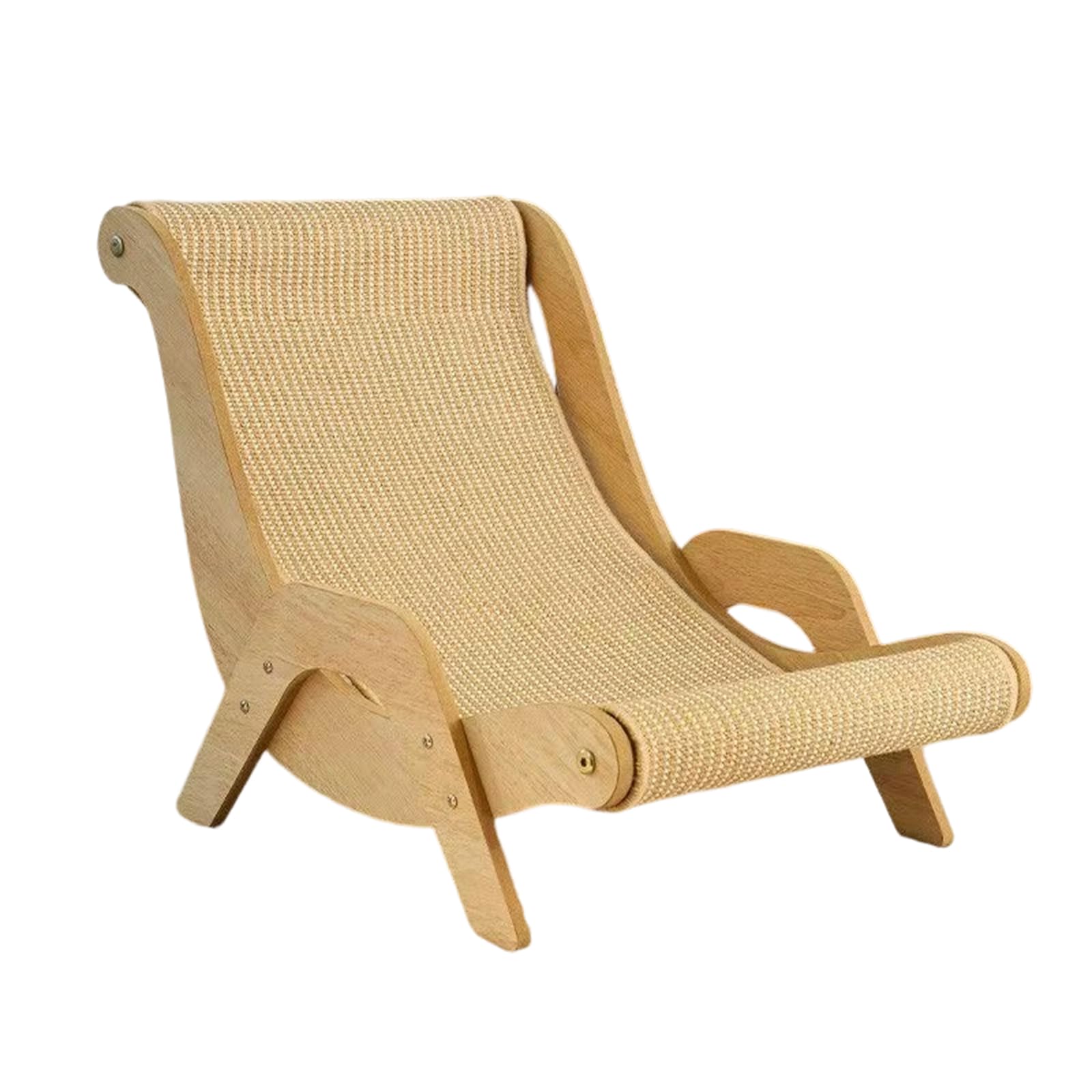 LUCKGONI Pet Bed Woven Bed Scratch Resistant Recliner Kittens Theme Cat Scratch Resistant Nest