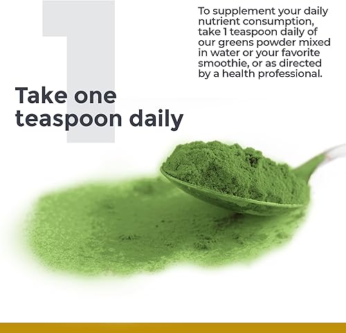 Miniatura 5 de Premier Research Labs Polvo de verduras orgánicas - con hoja de alfalfa, hierba de cebada y clorella - Suplementos verdes en polvo - Apoya la
