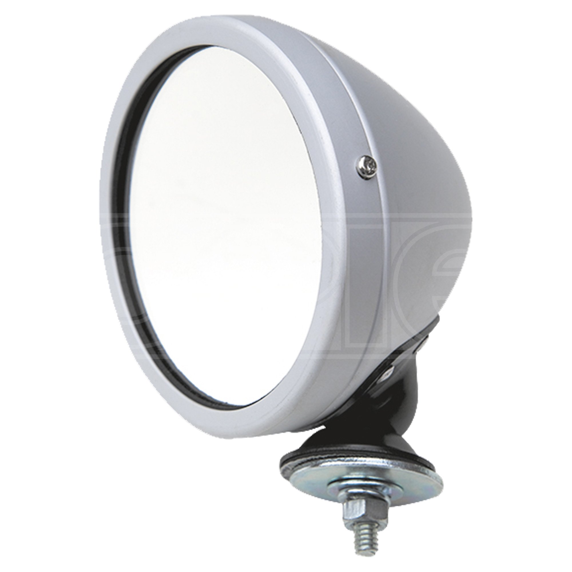 Mountney Classic Downton Style Car Wing Mirror with a Grey Finish - CDM6