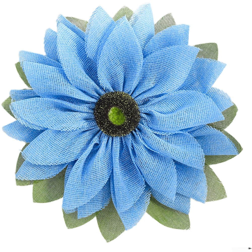 Couronne de tournesols pour décoration de jardin à suspendre en automne coloré